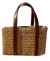 Sustainable Reed Tote Bag - Long Strap | artisan home decor,artisan made,Baskets,ethical home,Ethical home goods,Jane Birkin,Made in Morocco,One of a Kind,Picnic Basket,rafia purse,reusable bag,sustainable bag,Tote bags | Inhérent